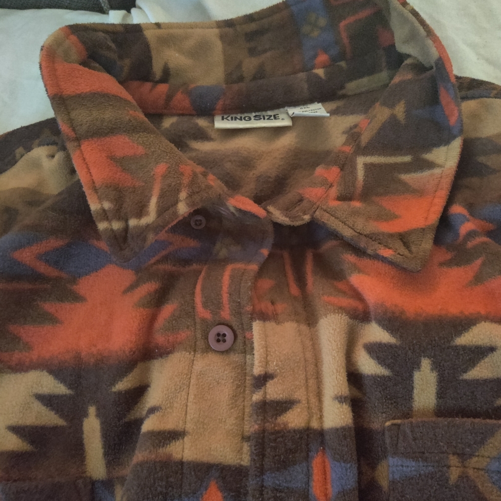 Button shirt very warm